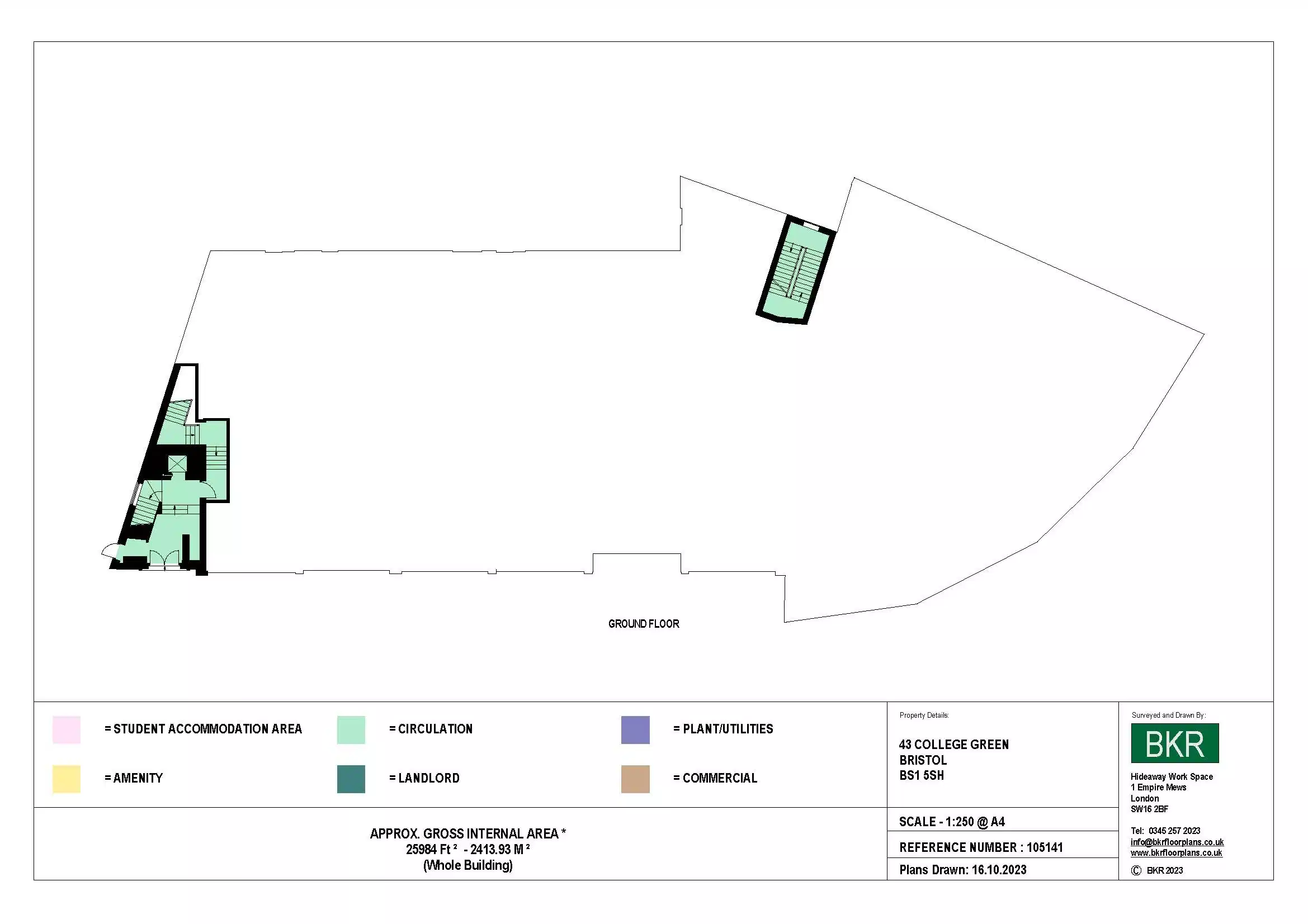 College House, Bristol  - Bristol, England, United Kingdom - Floor Plan