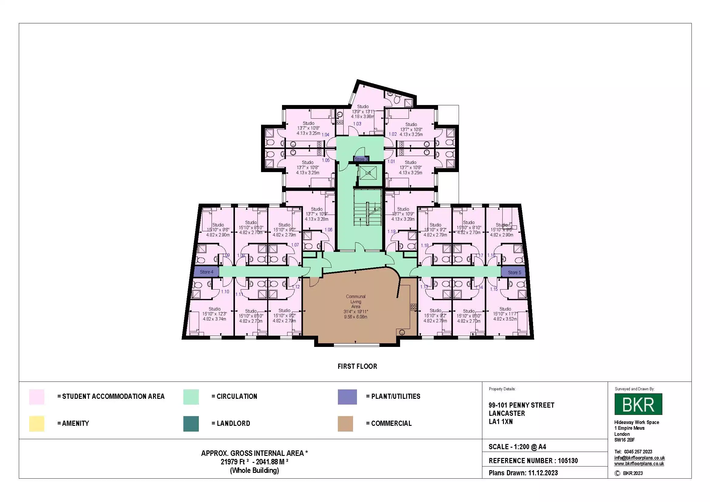 99-101 Penny Street, Lancaster  - Lancaster, England, United Kingdom - Floor Plan