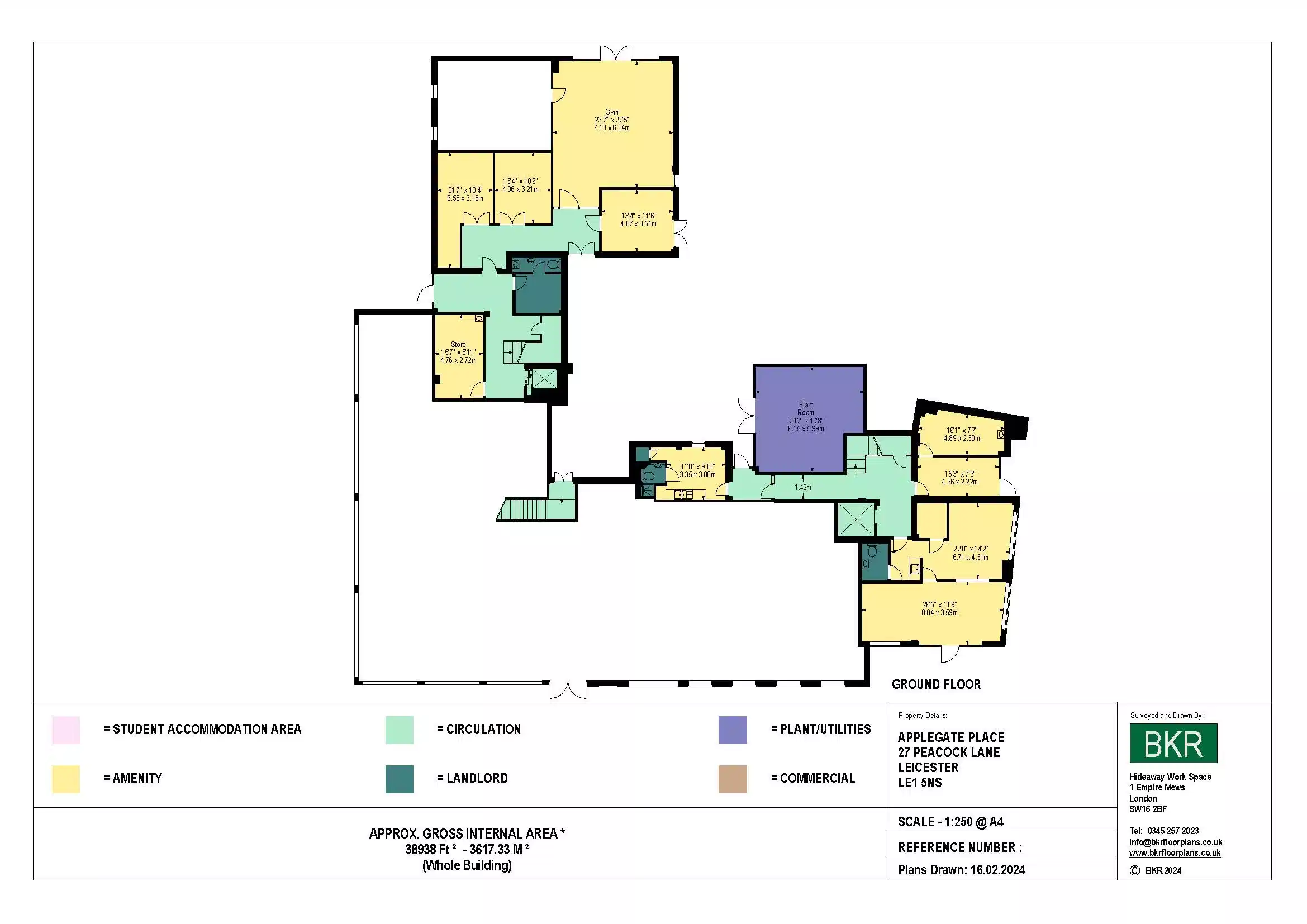 Applegate Place, Leicester  - Leicester, England, United Kingdom - Floor Plan