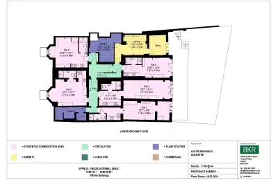 136 - 138 New Walk, Leicester - Leicester, England, United Kingdom - Floor Plan