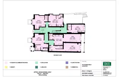 136 - 138 New Walk, Leicester - Leicester, England, United Kingdom - Floor Plan