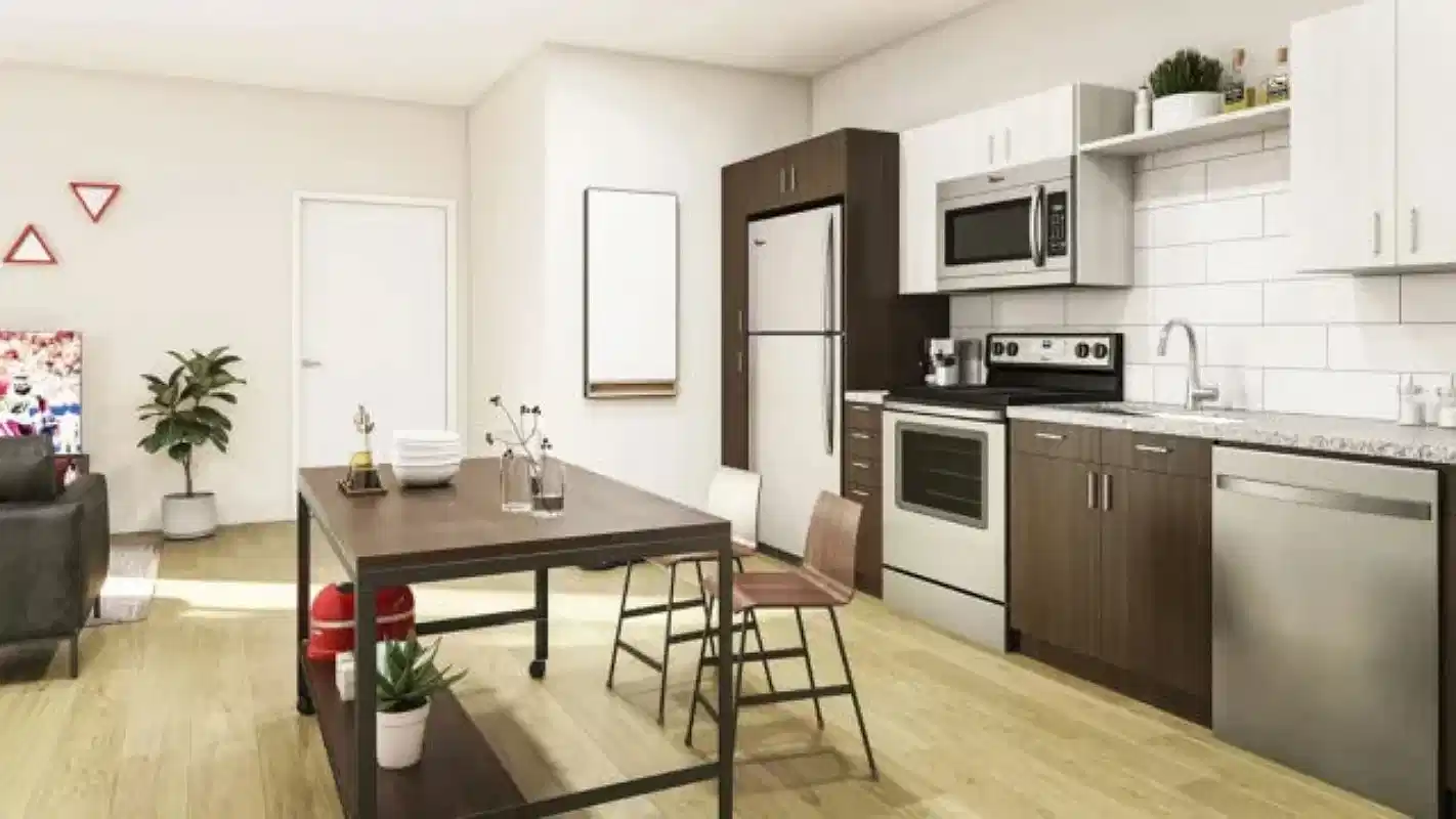 The Marshall Fayetteville, Fayetteville - Fayetteville, Arkansas, United States - Kitchen