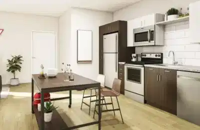 The Marshall Fayetteville, Fayetteville - Fayetteville, Arkansas, United States - Kitchen