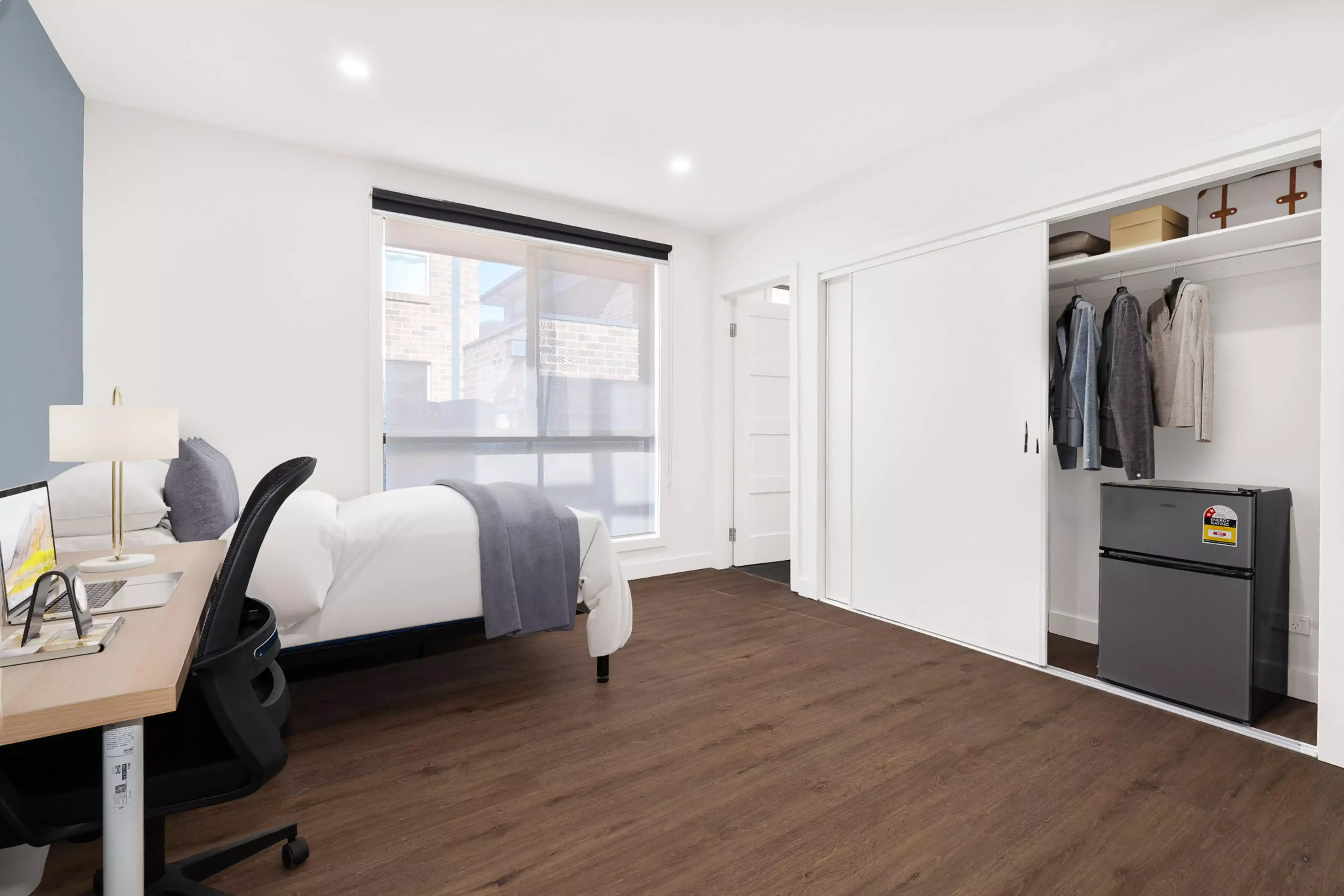 Rooming Houses,848 Blackburn Road, Clayton, Melbourne - Melbourne, Victoria, Australia - Studio Double Ensuite - Bedroom