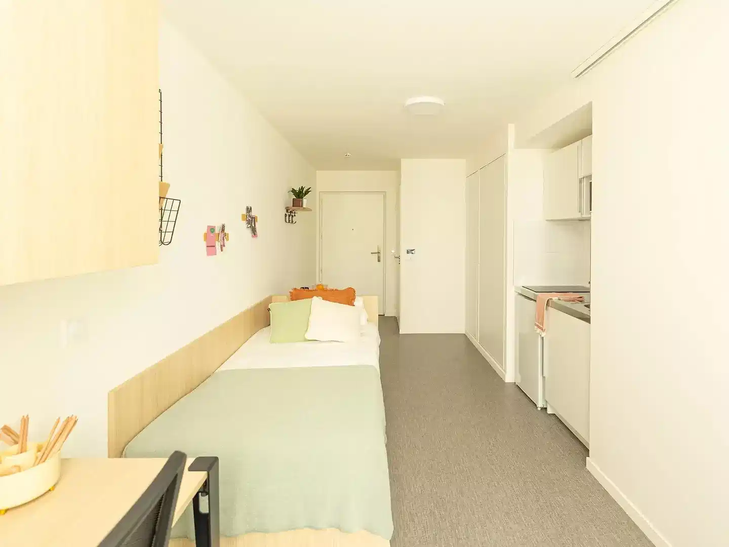 Studio with Balcony