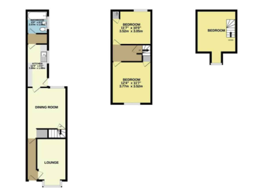Queens Road Beeston NG9 2DB, Nottingham - Nottingham, England, United Kingdom - Floor Plan