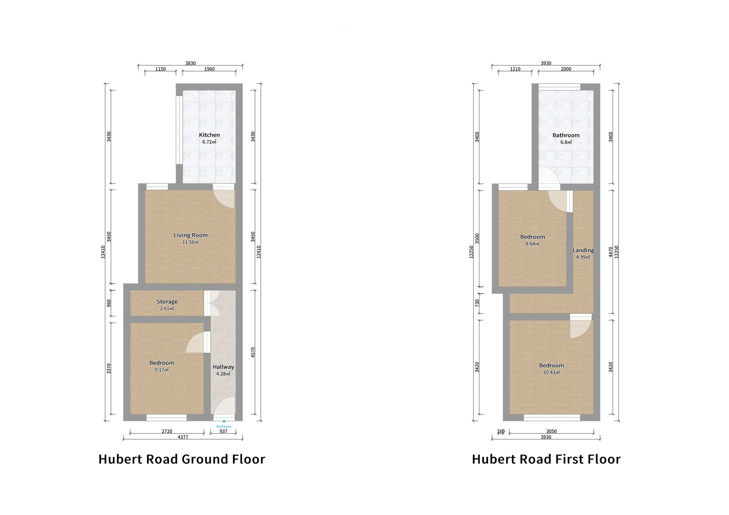 3 Bedroom Apartment, 96 Hubert Road, Selly Oak, Birmingham B29 6EX - Birmingham, England, United Kingdom - Floor Plan