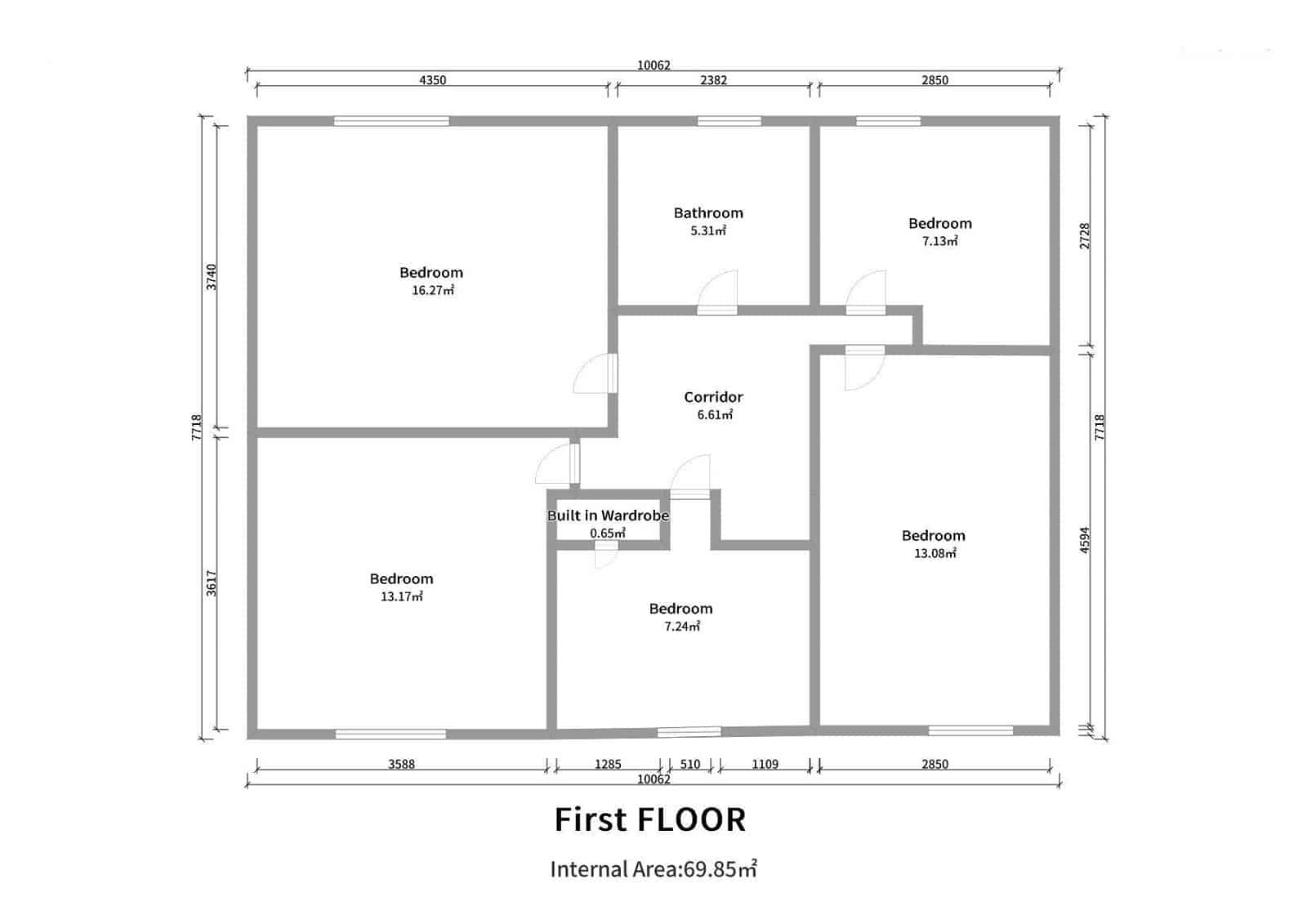 6 Bedroom Apartment, 201 Tiverton Road, Selly Oak, Birmingham B29 6DB - Birmingham, England, United Kingdom - Floor Plan