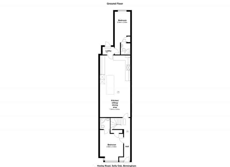 7 Bedroom Apartment, 247 Heeley Road, Selly Oak, Birmingham B29 6EL - Birmingham, England, United Kingdom - Floor Plan