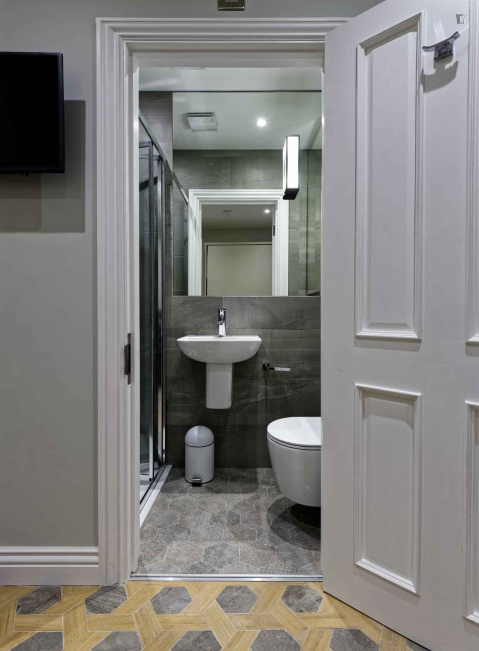 Studio Room, Nottingham Pl, London W1U 5LR (Studio 1) - London, England, United Kingdom - Studio - Bathroom