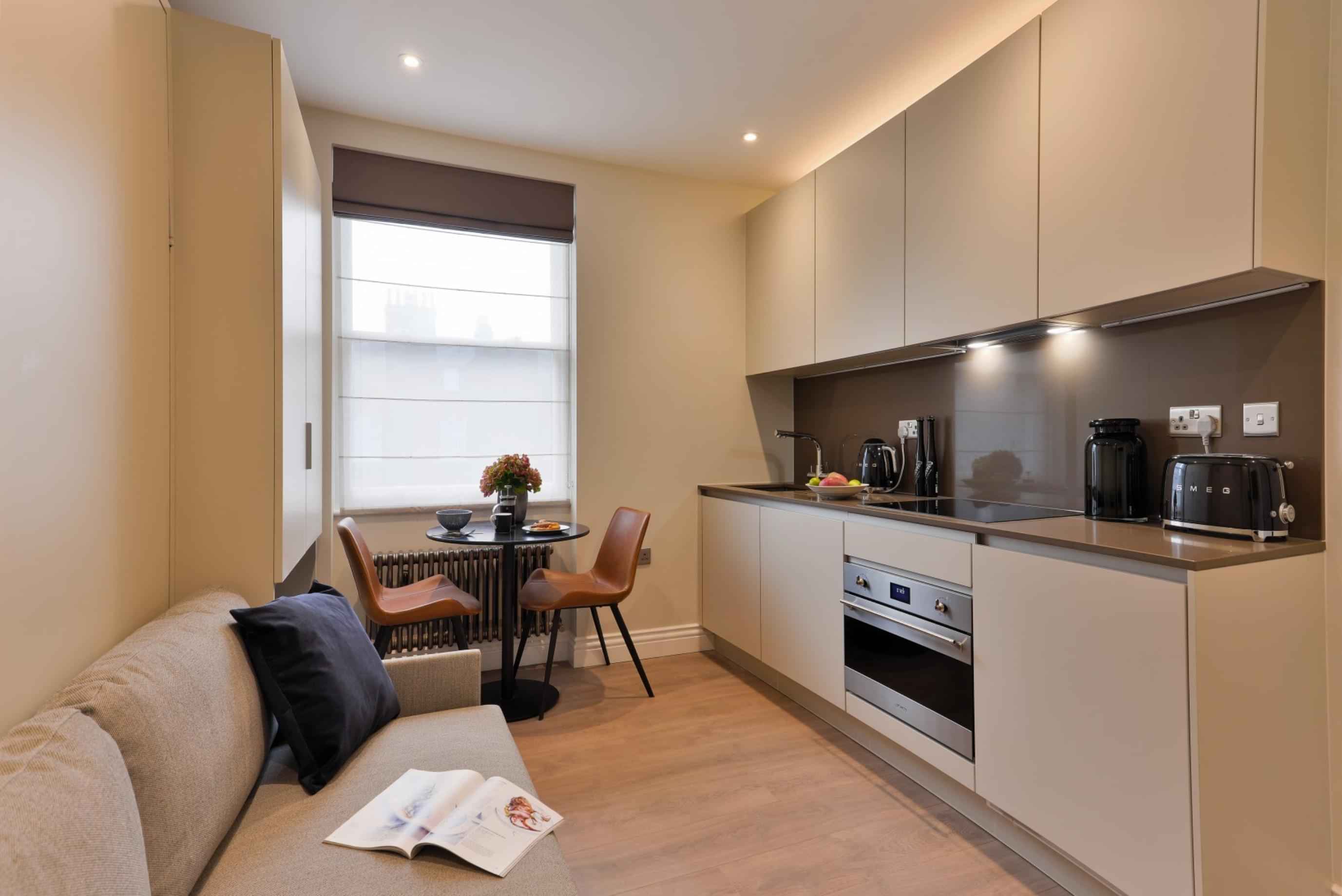 Studio Room, Nottingham Pl, London (Studio 5) - London, England, United Kingdom - Bedroom 1 - Kitchen