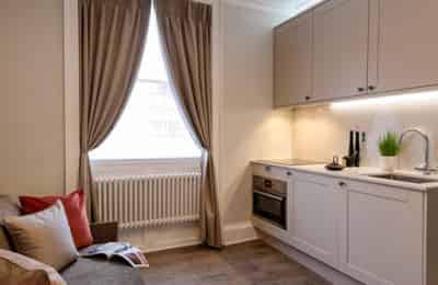 Studio Room, Gloucester Pl, London W1U 6JS (Studio 4) - London, England, United Kingdom - Studio - Kitchen