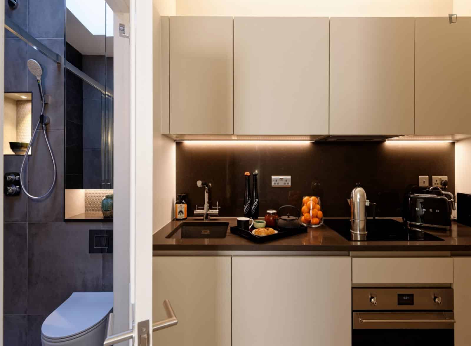 Bright Studio Close To Royal College Of Music, London - London, England, United Kingdom - Studio - Kitchen