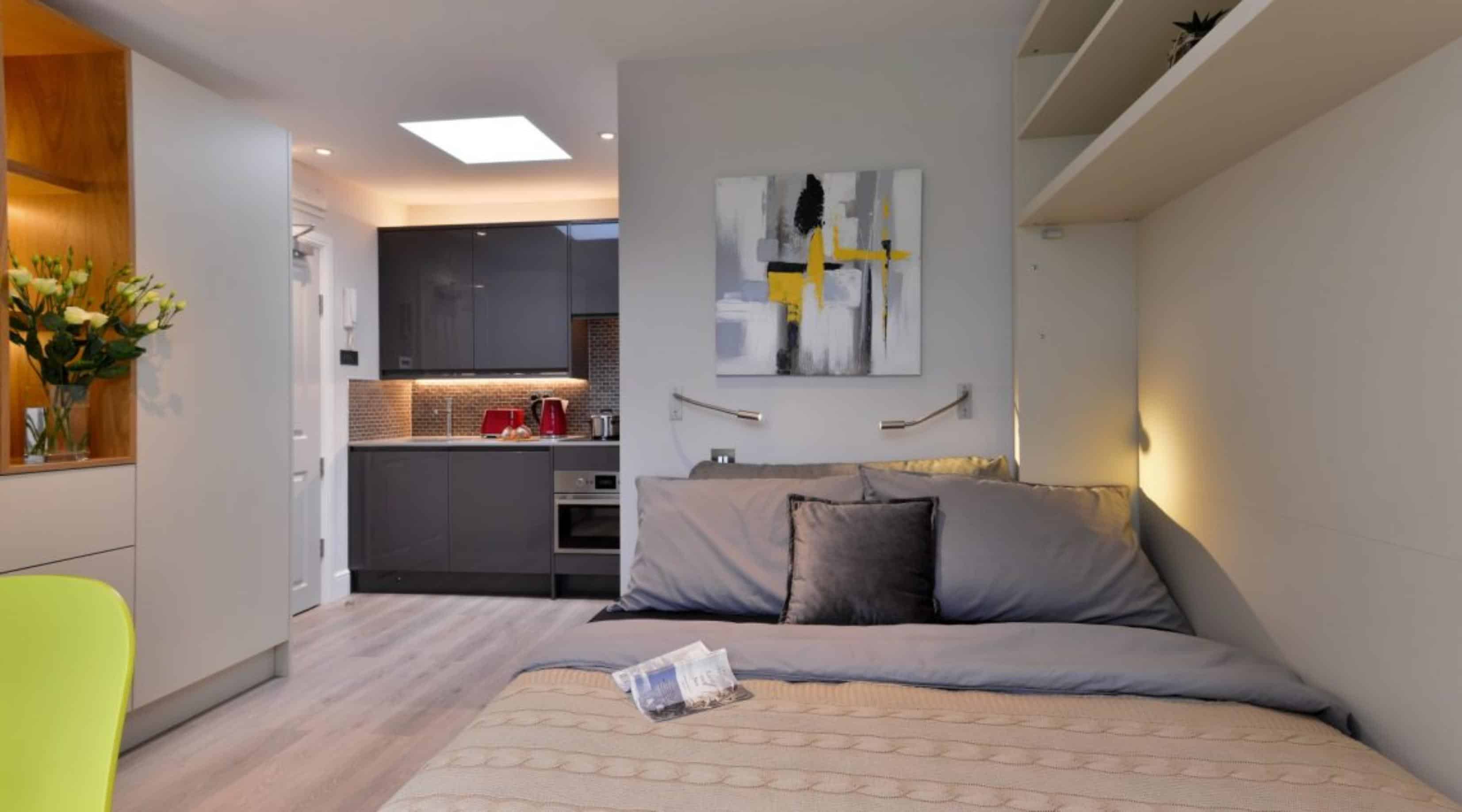 Studio Room, Linden Mews, London, W2 4HE (Studio 13) - London, England, United Kingdom - Bedroom 1 - Bedroom