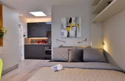 Studio Room, Linden Mews, London, W2 4HE (Studio 13) - London, England, United Kingdom - Bedroom 1 - Bedroom
