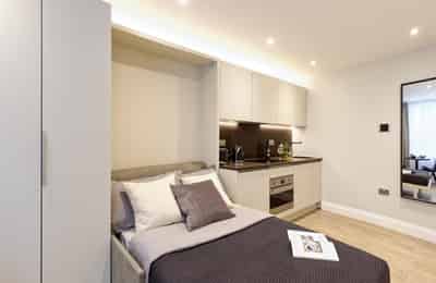 Studio Room, Emperor's Gate, London SW7 4JA (Studio 9) - London, England, United Kingdom - Studio - Bedroom