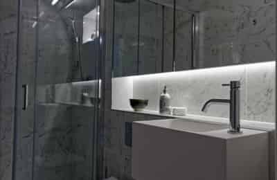 Studio Room, Linden Gardens, London, W2 4HH (Studio 17) - London, England, United Kingdom - Studio - Bathroom