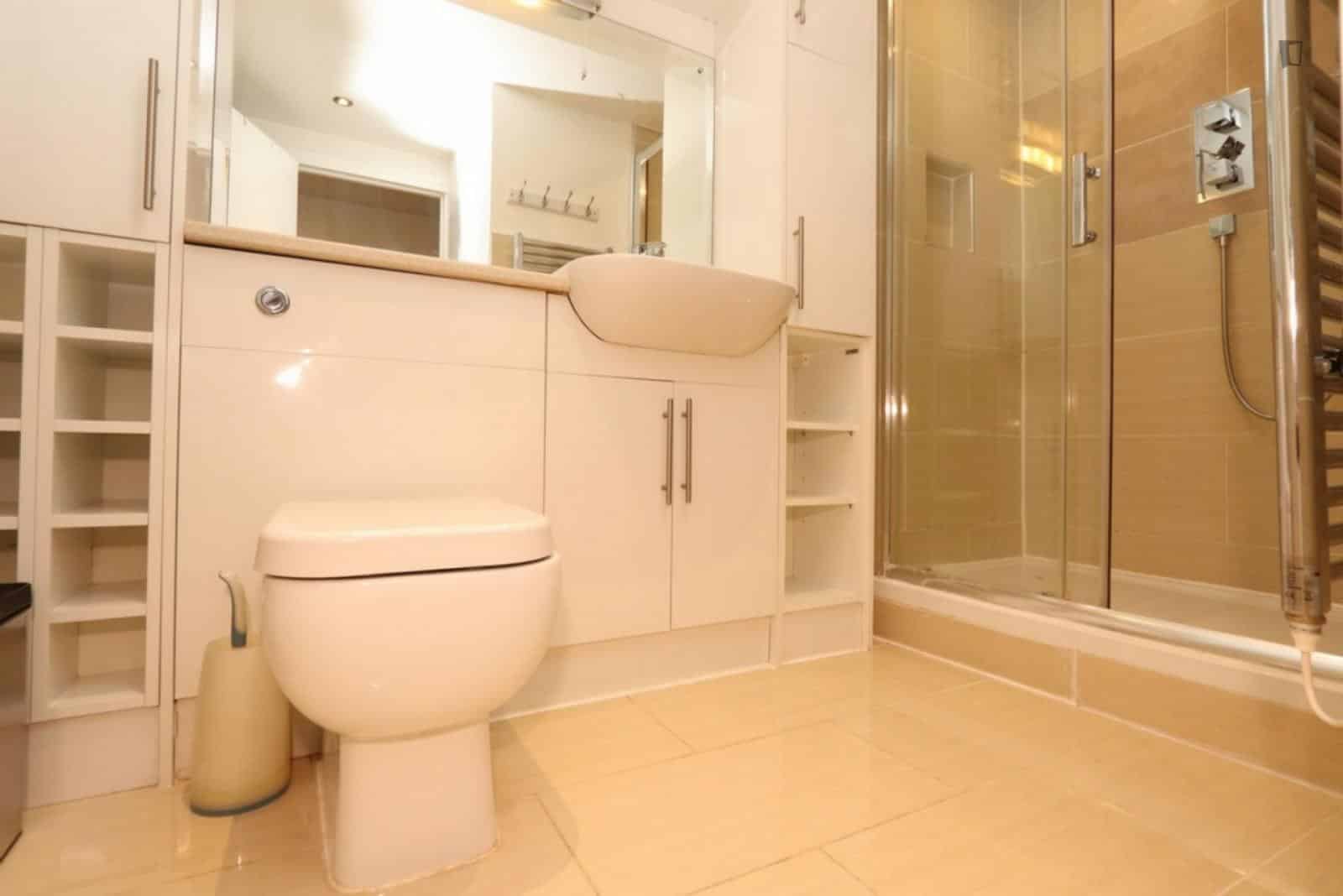 Room in a 3 Bedroom Apartment, John Harrison Way, London SE10 0ST - London, England, United Kingdom - 3 Bedroom 1 Bathroom Apartment - Bathroom