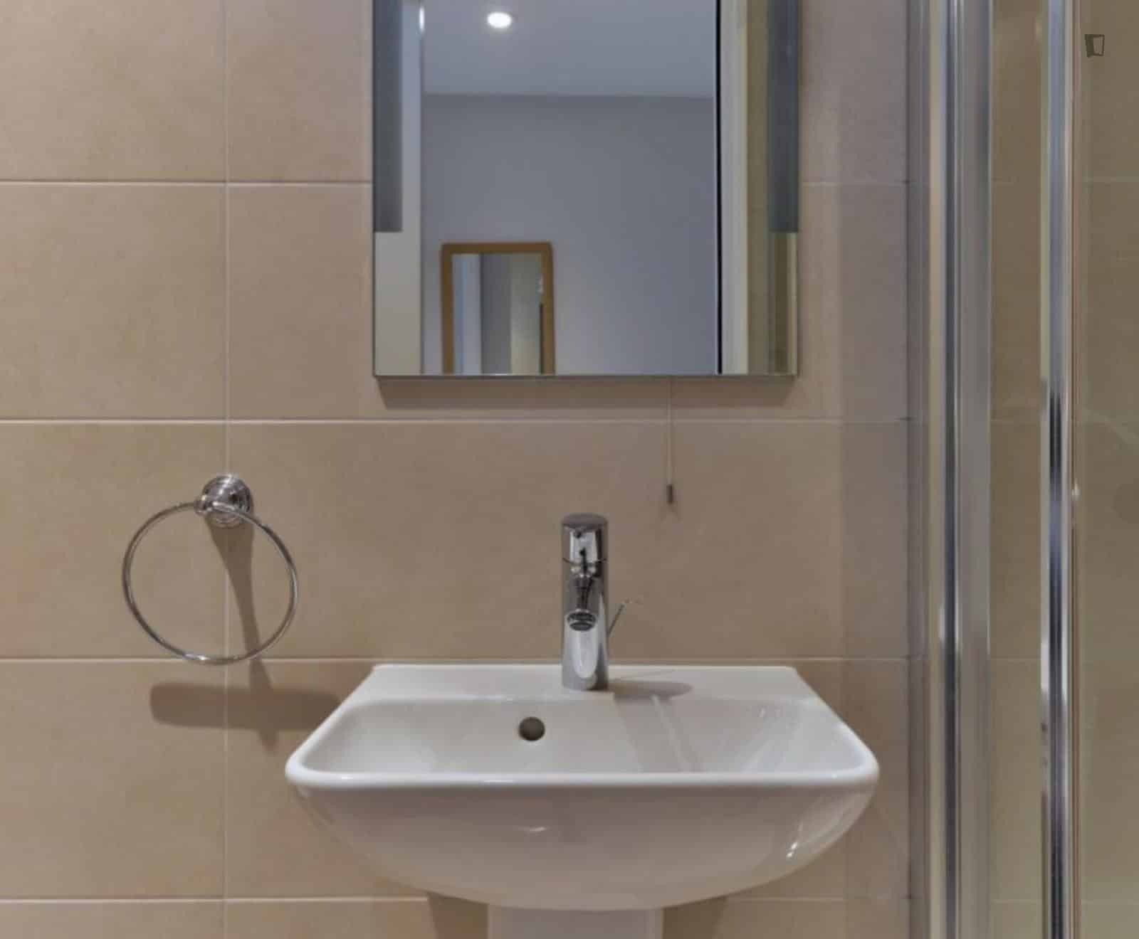 Studio Room, Linden Gardens, London W2 4HE (Studio 25) - London, England, United Kingdom - Studio - Bathroom