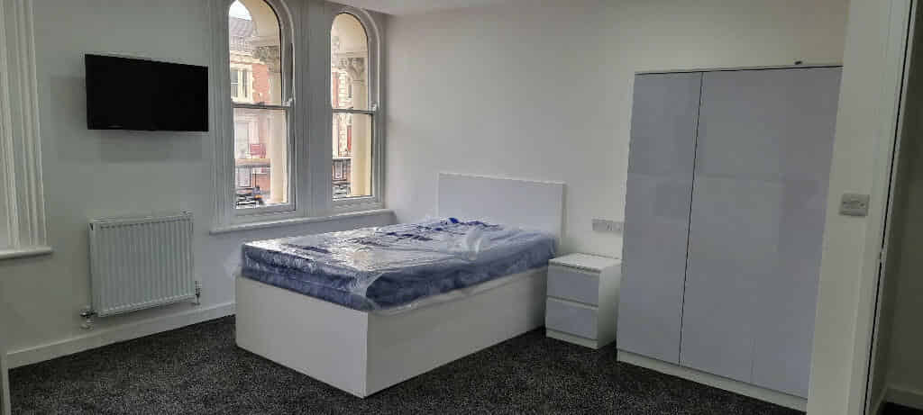 Top Hat Terrace, Leicester - Leicester, England, United Kingdom - Small Studio - Bedroom