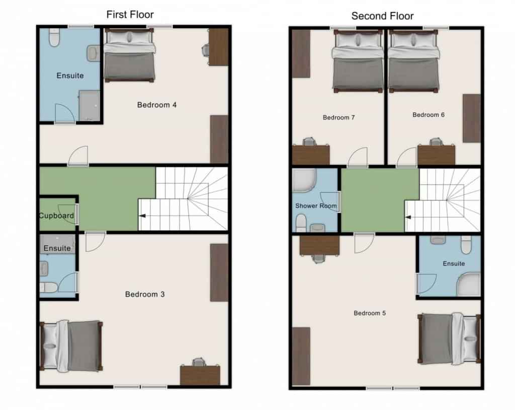Room in a 8 Bedroom Apartment, 69 Monks Road, Lincoln LN2 5HP - Lincoln, England, United Kingdom - Floor Plan