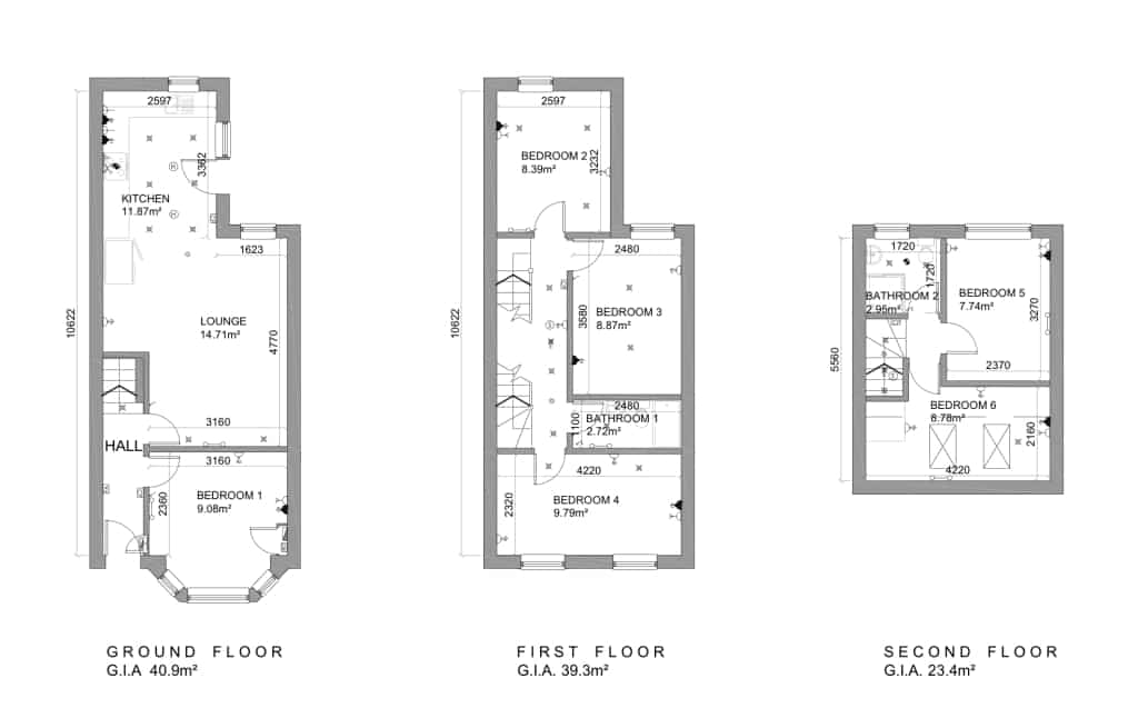 Room in a 6 Bedroom Apartment, 85 Halsbury Rd, Liverpool L6 6DG - Liverpool, England, United Kingdom - Floor Plan
