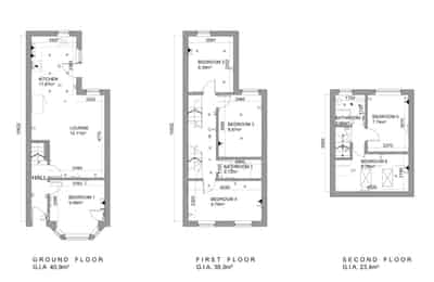 Room in a 6 Bedroom Apartment, 85 Halsbury Rd, Liverpool L6 6DG - Liverpool, England, United Kingdom - Floor Plan