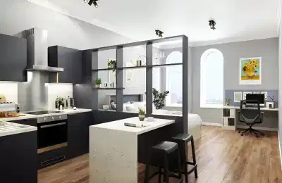 26 Great George Street, Leeds - Leeds, England, United Kingdom - Kitchen