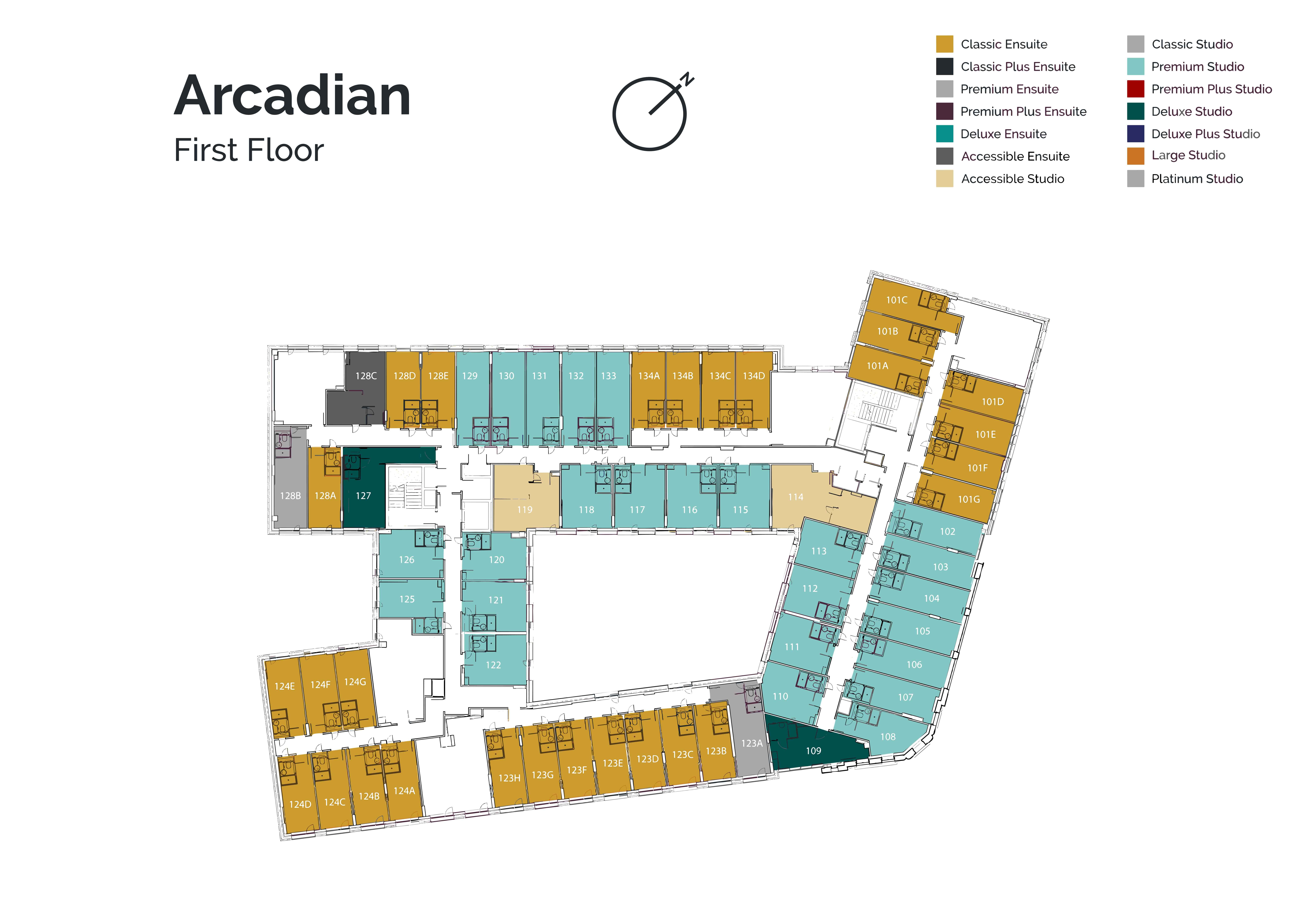 Arcadian, Nottingham - Nottingham, England, United Kingdom - Floor Plan