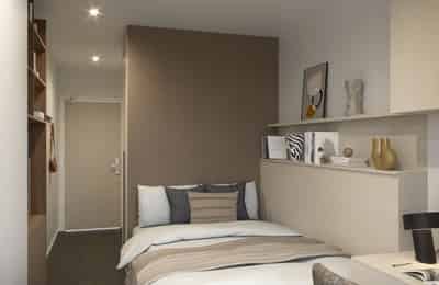 1 Bedroom Apartment, 3 First St, Manchester M15 4FN - Manchester, England, United Kingdom - 1 Bedroom 1 Bathroom Apartment - Bedroom