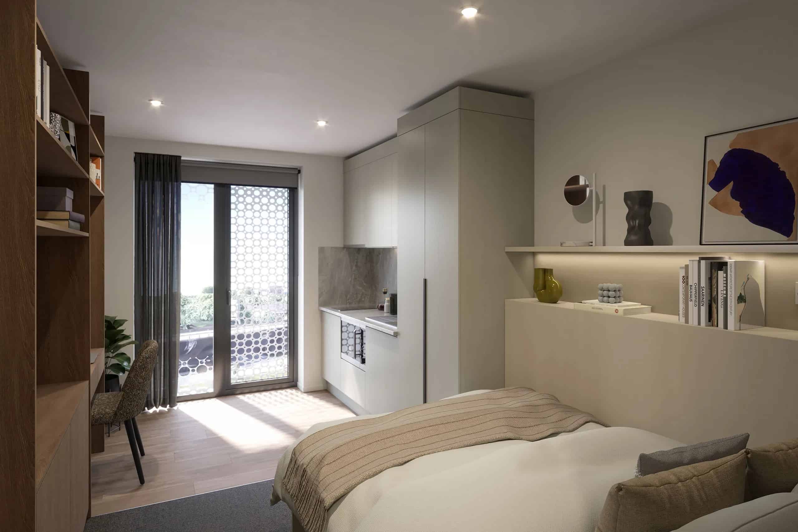 1 Bedroom Apartment, 3 First St, Manchester M15 4FN - Manchester, England, United Kingdom - 1 Bedroom 1 Bathroom Apartment - Bedroom