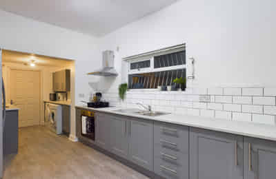 Room in a 7 Bedroom Apartment, 25 Ossory St, Manchester M14 4BX - Manchester, England, United Kingdom - Kitchen