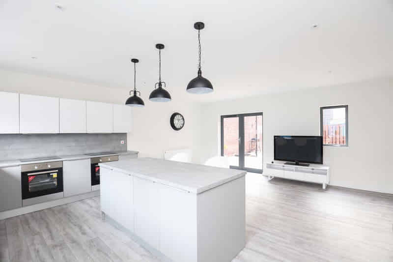 Room in a 7 Bedroom Apartment, Well Meadow Drive, Sheffield, S3 7GW (Flat 2) - Sheffield, England, United Kingdom - Bedroom 1  - Kitchen