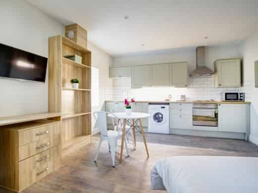 1 Bedroom Apartment, Park View, Peel Street, Nottingham NG1 4GR (Flat 2) - Nottingham, England, United Kingdom - 1 Bed Flat - Kitchen