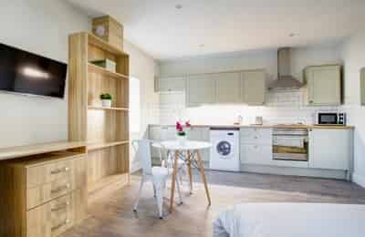 1 Bedroom Apartment, Park View, Peel Street, Nottingham NG1 4GR (Flat 2) - Nottingham, England, United Kingdom - 1 Bed Flat - Kitchen