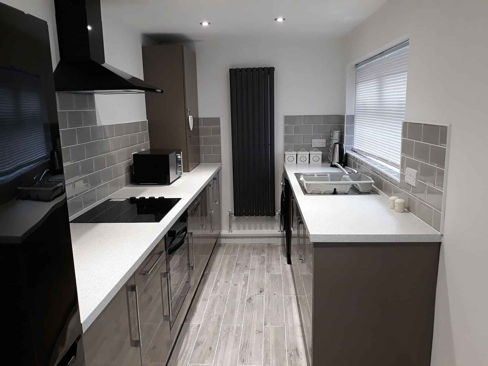 Room in a 3 Bedroom Apartment, 4 Pelham Street, Middlesbrough - Middlesbrough, England, United Kingdom - Bedroom 2 - Kitchen