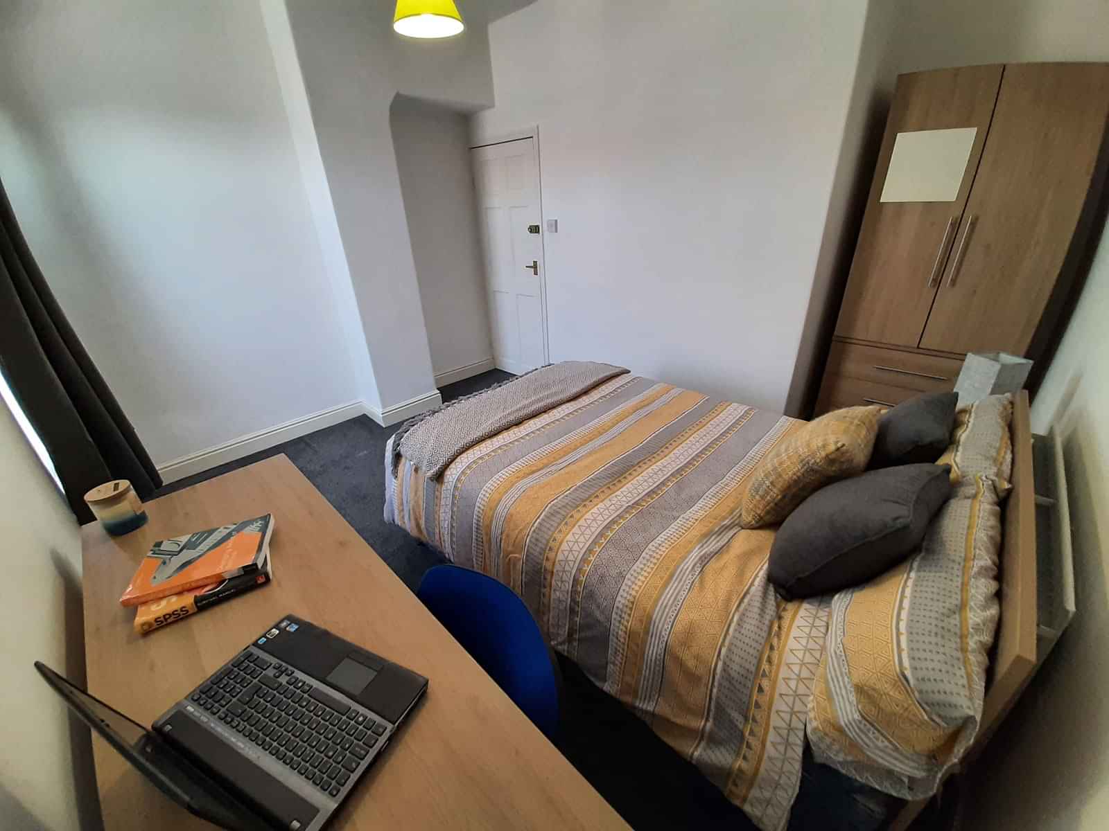 Room in a 2 Bedroom Apartment, 126 Portman Street, Middlesbrough - Middlesbrough, England, United Kingdom - Bedroom 1 - Bedroom