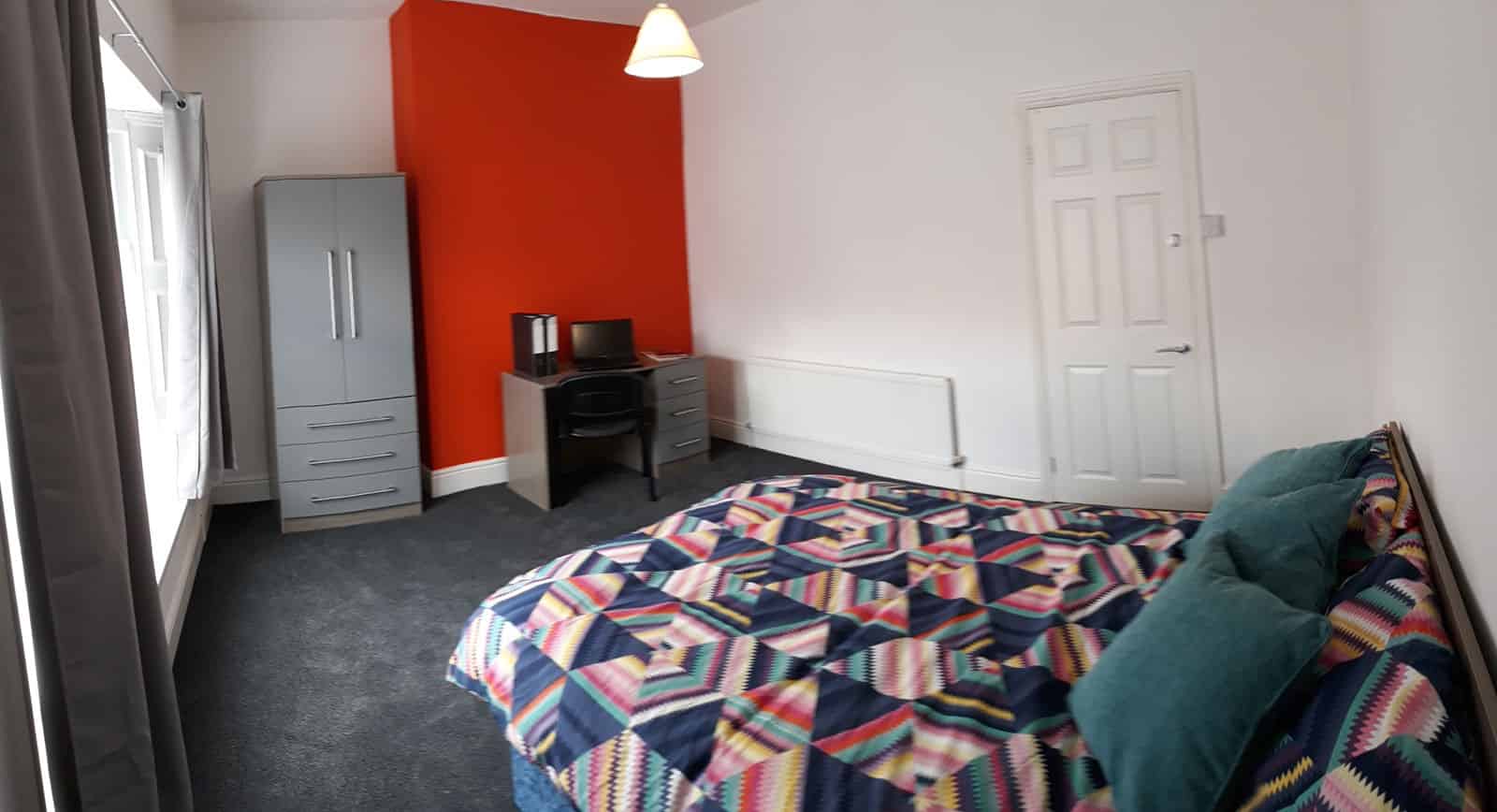 Room in a 3 Bedroom Apartment, 52 Portman Street, Middlesbrough - Middlesbrough, England, United Kingdom - Bedroom 2 - Bedroom