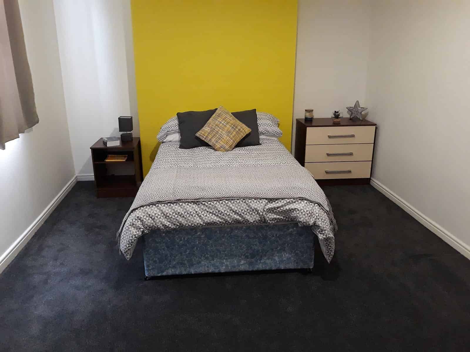 Room in a 6 Bedroom Apartment, 154 Marton Road, Middlesbrough - Middlesbrough, England, United Kingdom - Bedroom 1 - Bedroom
