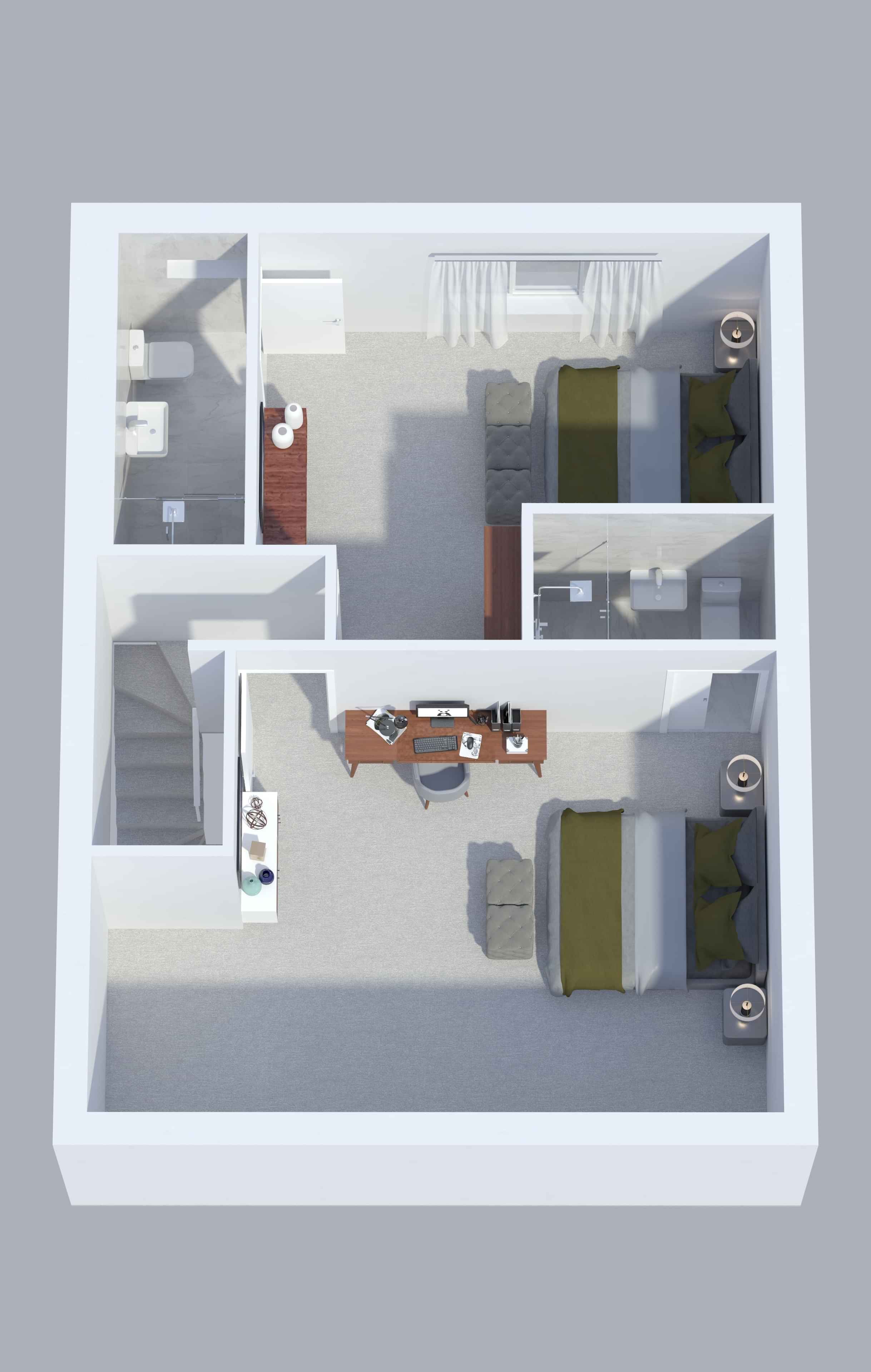 Room in a 7 Bedroom Apartment, 664A Southmead Rd, Filton, Bristol BS34 7RD - Bristol, England, United Kingdom - Floor Plan
