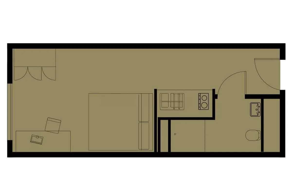 Bronze Studio Mid Level Extra Large Multi-Window View